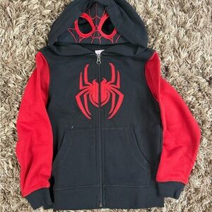 Hanna Andersson Black and Red Spider Hoodie